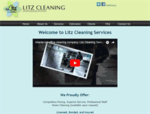 Tablet Screenshot of litzcleaning.com